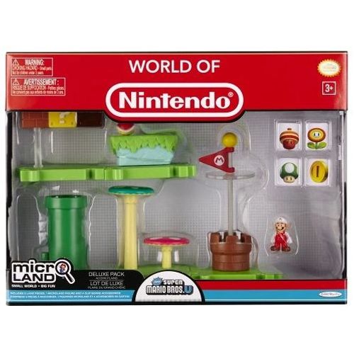 Super Mario Bros - Figurine World Of Nintendo Microland Deluxe Pack Mario
