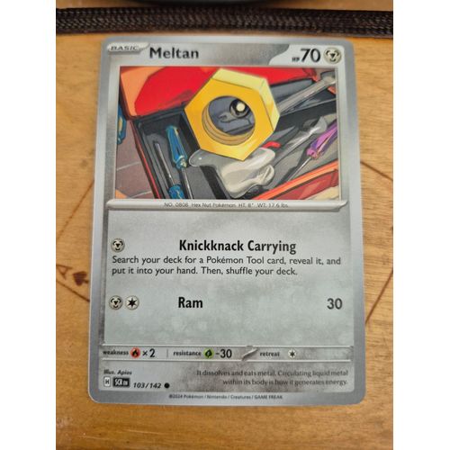 Carte Pokémon Meltan 103/142
