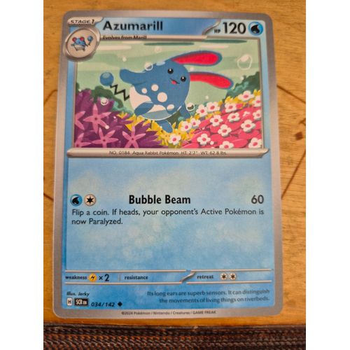 Carte Pokémon Azumarill 034/142