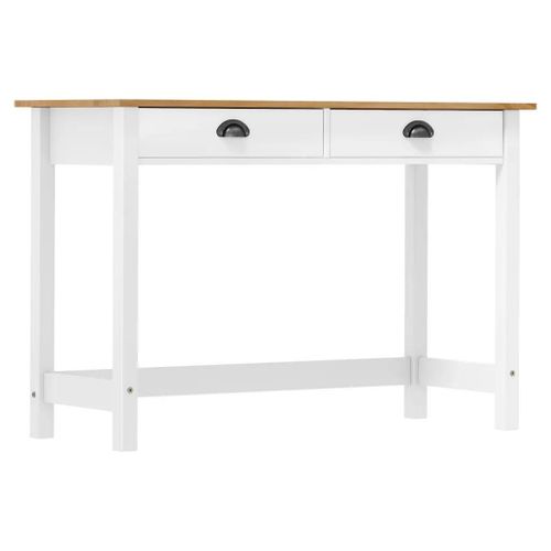 Table Console Hill Avec 2 Tiroirs 110x45x74 Cm Pin Solide