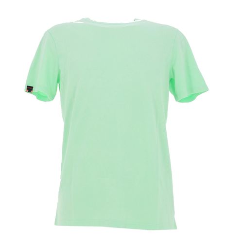 Tee Shirt Manches Courtes Superdry Classic Essential Tee Green Vert Fluorescent Xxl