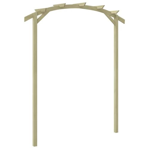Pergola De Jardin 180x210x40 Cm Bois De Pin Imprégné