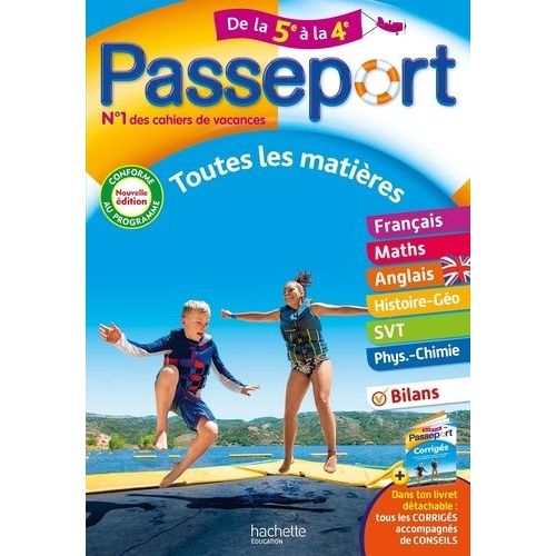 Passeport Toutes Les Matières De La 5e À La 4e