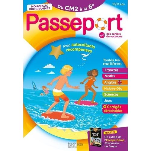 Passeport Toutes Les Matières Du Cm2 À La 6e