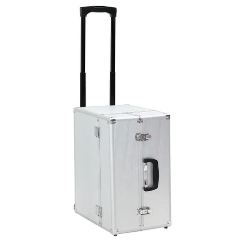 Valise de pilote 47 x 39 x 27 cm Argenté Aluminium