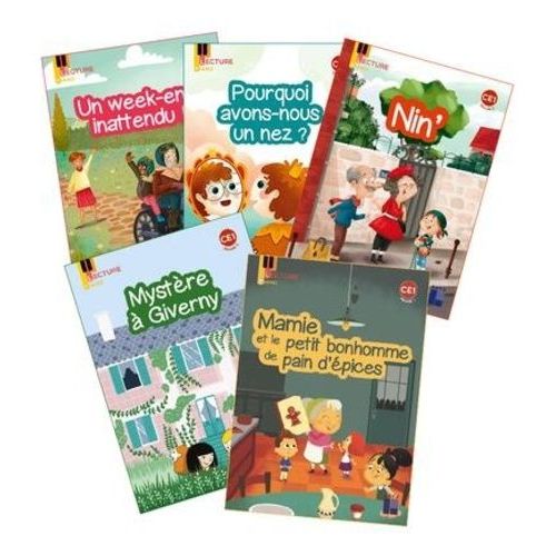 Album Lecture Piano Ce1 - Pack De 5 Albums Série 1