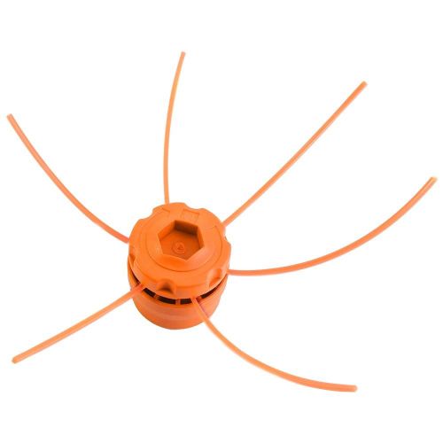 Tête de coupe-bordures en plastique universelle Têtes de coupe String Set pour débroussailleuse d'herbe à essence rouge