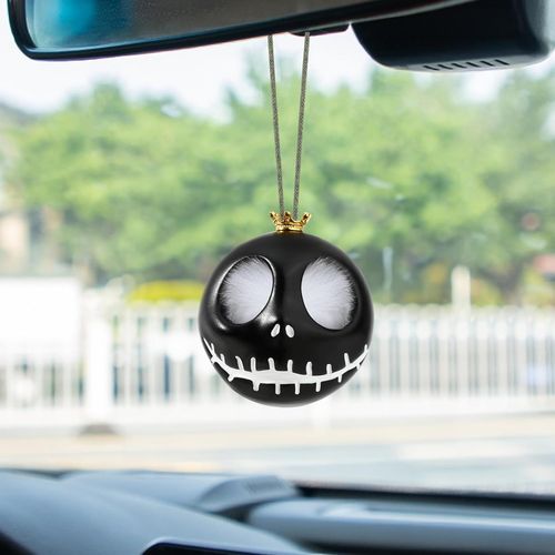 Ornements De Voiture,Cool Balançoire Crâne Pendentif,Swinging Fantôme Ornements,Halloween Miroir De Voiture Rétroviseur Orne[5884]