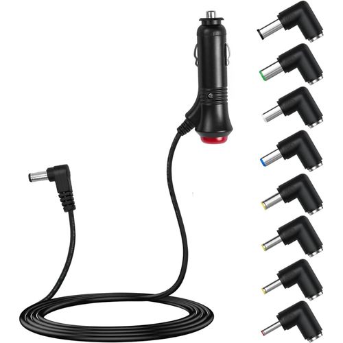 1m 36w Câble D'alimentation Chargeur De Voiture Universel, 12v 3a Câble Rallonge Allume Cigare Dc 5.5x2.1mm Avec Interrupteu[5095]