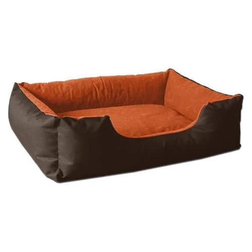 Beddog® Lupi Lit Pour Chien, Panier Corbeille, Coussin De Chien [S Env. 55x40cm, Sunset (Brun/Orange)]