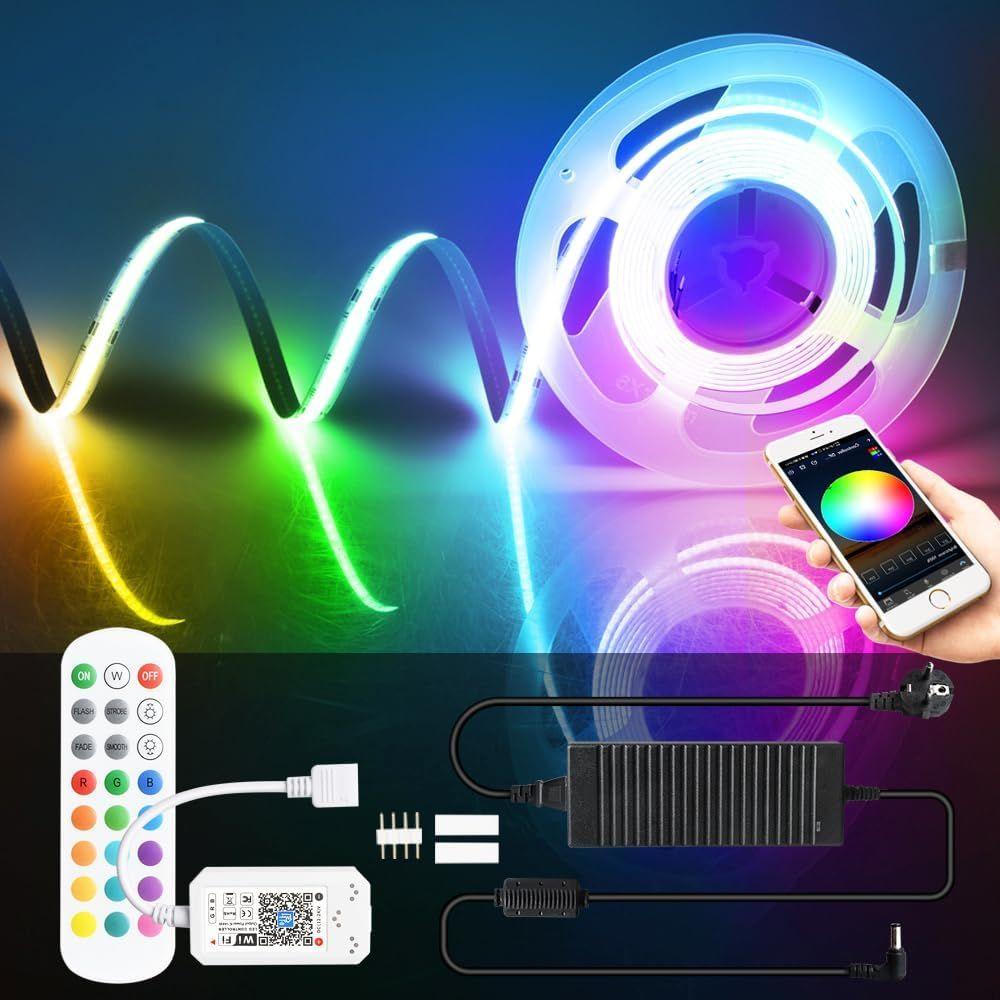 Generic Bande de lumière a LED 5M avec télécommande // RGB