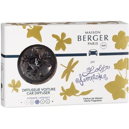 Maison Berger - Diffuseur Voiture Lolita Lempicka Gun Métal - Senteur Délicate Et Féminine - Diffusion Longue Durée - Diffus[3270]