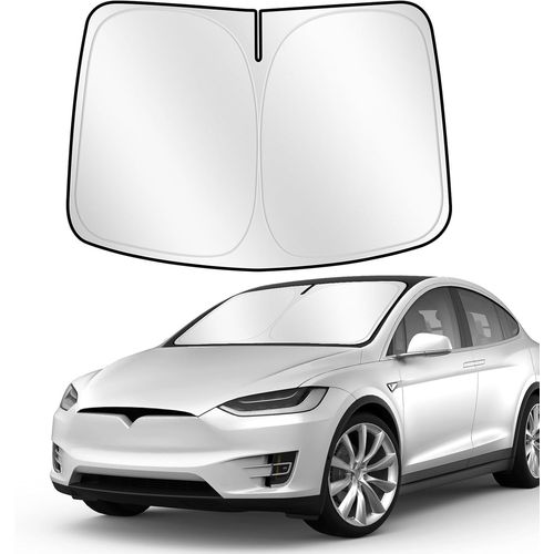 Pare Soleil Voiture Pare Brise Avant Pour Tesla Model Y Model 3, Pare Brise Soleil Voiture Intérieur De Protection Solaire, [3415]