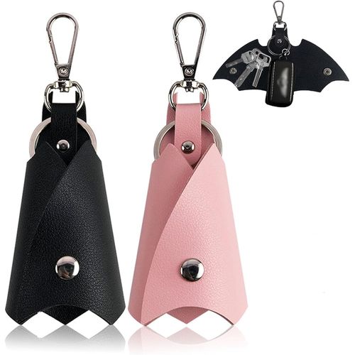 2 Pièces Porte Clef Voiture En Forme De Chauve-Souris, Créatif Porte Clé Moto, Porte Cle Pu Cuir, Porte Clé Personnalisé, Po[3417]