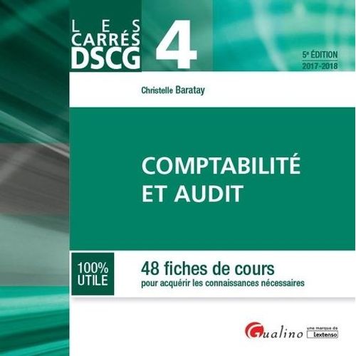 Comptabilité Et Audit Dscg 4 - 48 Fiches De Cours Pour Acquérir Les Connaissances Nécessaires