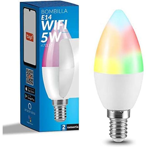 Shiba-- Ampoule Led Intelligente Wifi Gu10, Pas Besoin De Hub, [Smarthome], Dimmable, 5w 500lm, Rgb & 2700k-6500k Blanc Froid À Ch[1