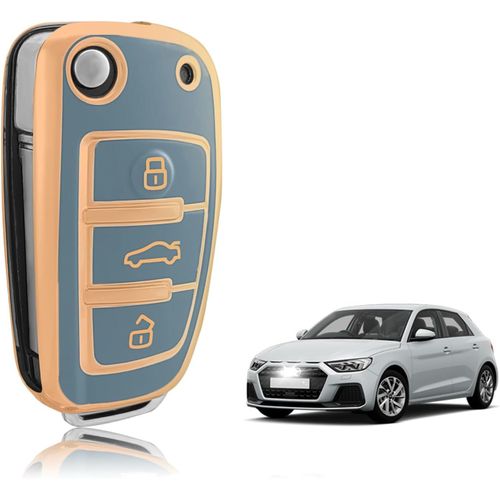 Coque Clé Tpu, Etui Clé Étui Clé Adapté Pour Audi A1 A3 A4 A5 A6 A8 Q2 Q3 Q5 Q7 R8 Rs3 Rs4 Rs6 S3 S4 S6 C5 C6 B6 B7 Tt Tts S[1412]