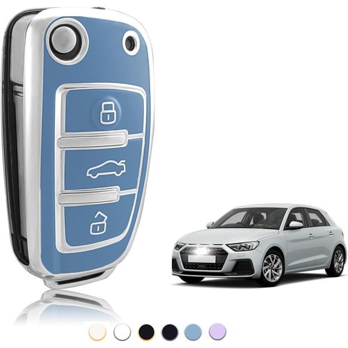Coque Clé Tpu, Etui Clé Étui Clé Adapté Pour Audi A1 A3 A4 A5 A6 A8 Q2 Q3 Q5 Q7 R8 Rs3 Rs4 Rs6 S3 S4 S6 C5 C6 B6 B7 Tt Tts S[1410]