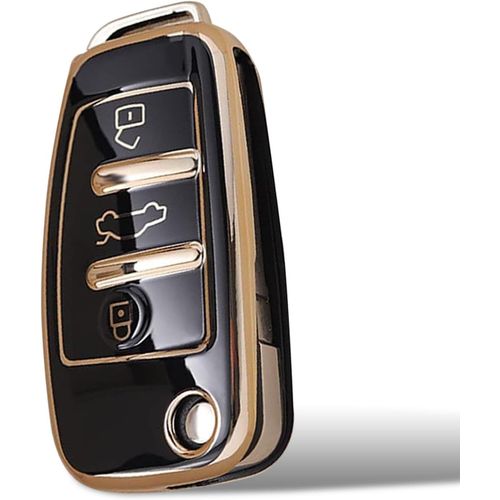 Protection Couvre clé Audi, pour Coque cle Audi A1 A3 A4 A6 A8 Quattro Q2 Q3 Q5 Q7 S3 S4 S6 RS3 RS6 R8 TT TTS Couvre clé, Co[1204]