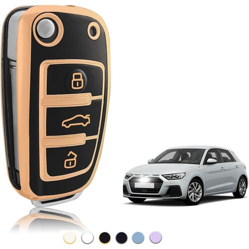 Coque Clé Tpu, Etui Clé Étui Clé Adapté Pour Audi A1 A3 A4 A5 A6 A8 Q2 Q3 Q5 Q7 R8 Rs3 Rs4 Rs6 S3 S4 S6 C5 C6 B6 B7 Tt Tts S[1413]