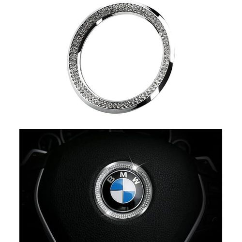 Autocollant Pour Bmw - Emblème De Volant Bmw 3 5 6 X1 X2 X3 X4 X5 M2 M3 M6 - Paillettes - Décoration De Voiture - Strass Arg[2567]