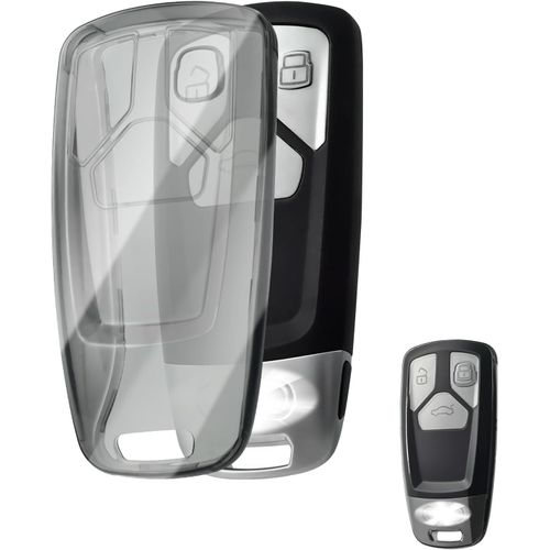 Coque Cle Transparent Couvre Clé Cache Clef, Etui A Cles Étui À Clés Voiture Pour Audi A3 A4 A5 A6 A7 A8 Q2 Q3 Q5 Q7 S4 S5 S[2601]