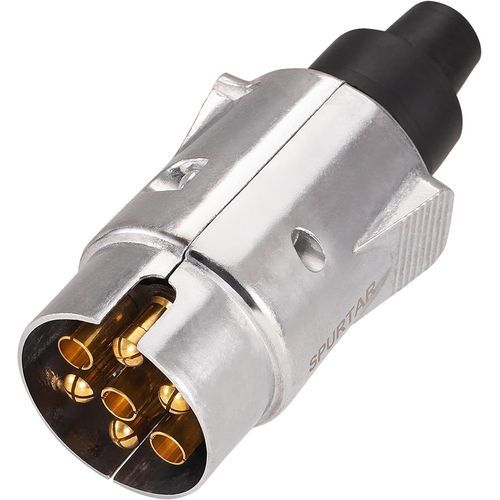 Prise Remorque 7 Broches, Adaptateur Prise Remorque Voiture Faisceau Trailer 7 Broches, Connecteur 12v, 4 Male & 3 Femelle P[1304]