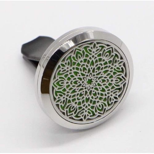 Zen`Arôme Diffuseur De Parfum Pour Voiture Clip`Arôme, Désodorisant Voiture Pour Parfum Et Huile Essentielle, Acier Inoxydab[1337]