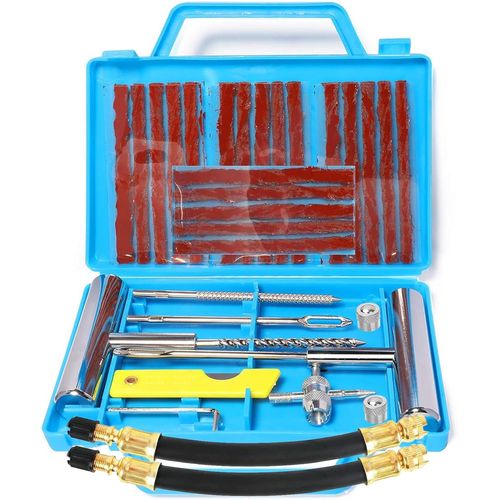 Kit De Réparation De Pneu De Voiture 32 Pièces - Outil De Réparation De Crevaison Pour Voiture, Moto, Tracteur, Camping-Car[352]