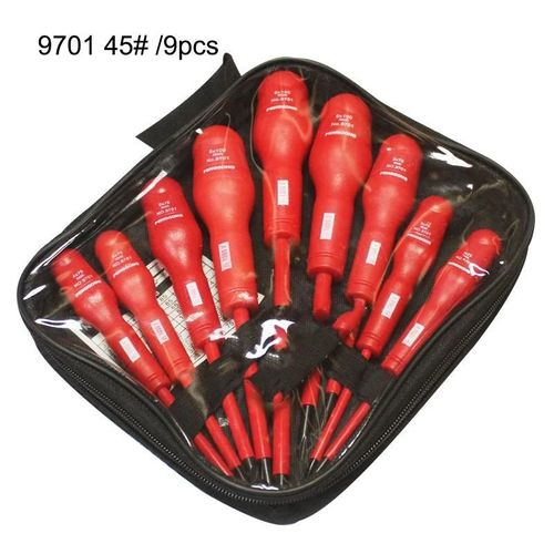 6/7/8/9Pcs Électricien Tournevis Isolé Set Outil à main Multifonctionnel Réfrigérateur Réparation Tournevis 9701 45 9pcs
