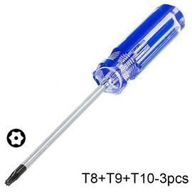 Torx T8 T9 T10 Outil De Réparation De Tournevis Magnétique De Précision Pour Manette Sans Fil Xbox 360 3 Pièces