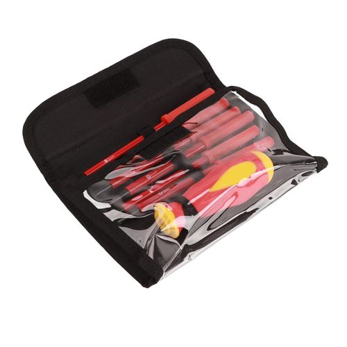 7pcs / set Multifonction isolé fente croix tournevis d'électricien ensemble