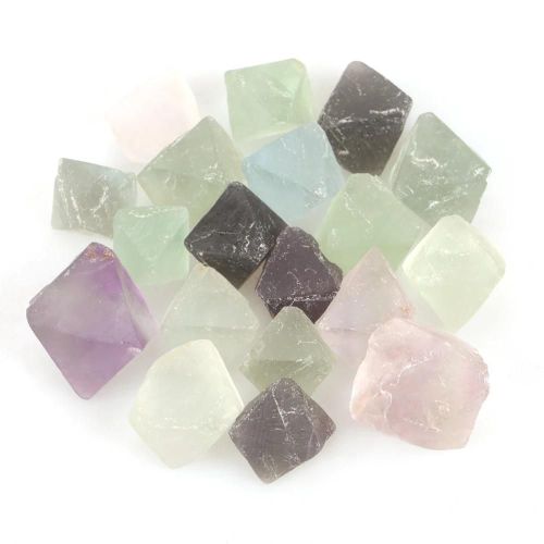 100g Belle Fluorite Naturelle Cristal Octaèdre Roche Spécimen De Pierre Brute
