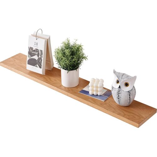 Gothicana By Empétagère Flottante, 60 Cm, En Bois De Chêne Massif, Étagère Murale Rustique, Étagère De Radiateur Pour Salon, Cuisine, Chambre À Coucher, Salle De Bain