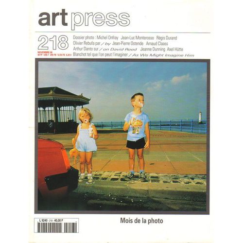 Art Press N° 218 : Régis Durand / Blanchot Tel Que L'on Peut L'imaginer