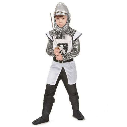 Déguisement Chevalier Médiéval Croisé Garcon - Taille: M 7-9 Ans (120-130 Cm)