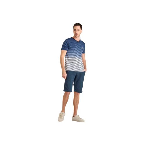 T Shirt Le Temps Des Cerises Rusel Homme Bleu