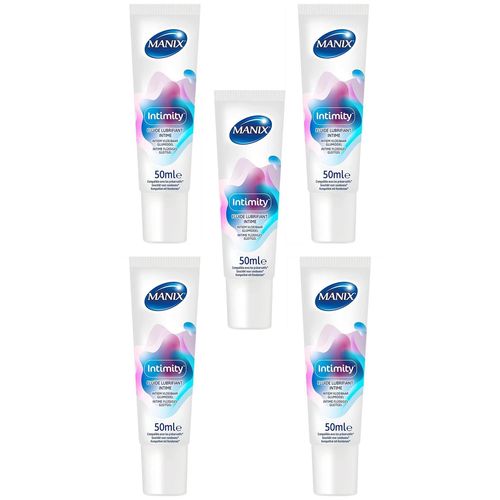 Manix Lot De 5 Gels Lubrifiant Sexuel Intimity - 50ml
