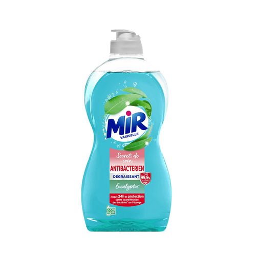 Mir Vaisselle Secret de Soin Antibactérien Eucalyptus ¿ Liquide Vaisselle (0.450L) ¿ Vaisselle Main