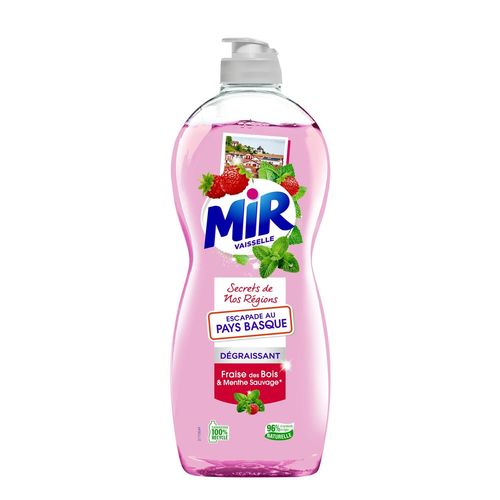 Mir Vaisselle Secrets de nos régions Pays Basque ¿ Liquide Vaisselle (0.675L) ¿ Vaisselle Main