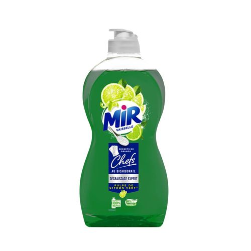 Mir Vaisselle Secrets de Grands Chefs Citron Vert ¿ Liquide Vaisselle Main (450mL)
