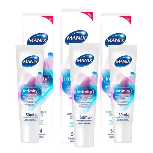 Manix Lot De 3 Gels Lubrifiant Sexuel Intimity - 50ml