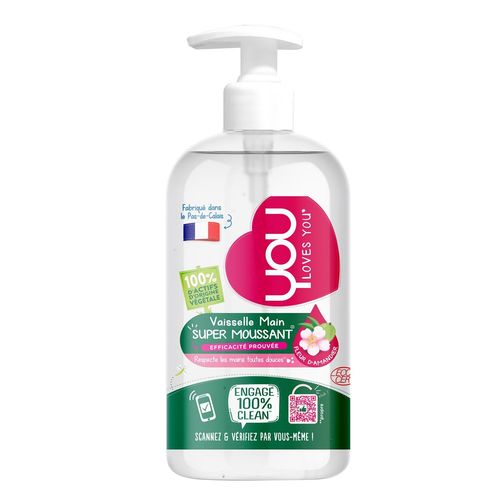 You Liquide Vaisselle Pompe Fleur d'Amandier 500ML - Liquide vaisselle Ecocert