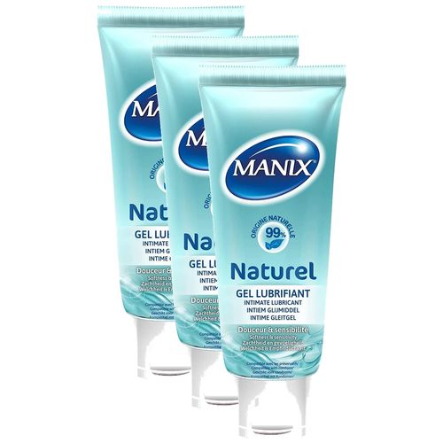 Manix Lot De 3 Gels Lubrifiant Intime À Base D'eau - 80ml