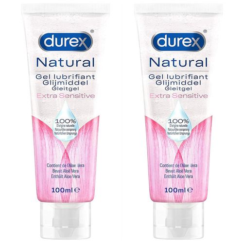 Durex Lot De 2 Gels Durex Play - Lubrifiant Naturel À L'aloe Vera - 100 Ml
