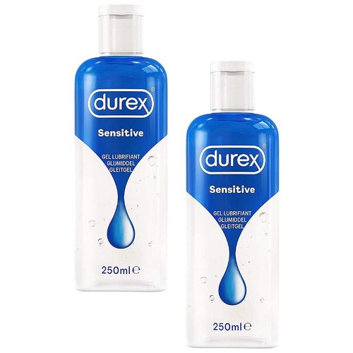 Durex Lot De 2 Gels Lubrifiant Sensitive - A Base D'eau - 250ml