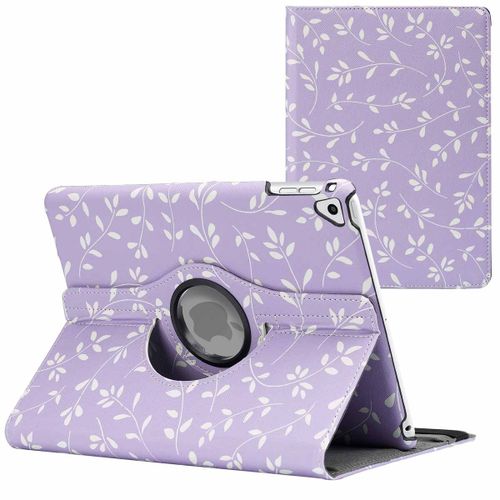 Imoshion Coque Tablette Design Rotatif À 360° Ipad 6 (2018) 9.7 Pouces / Ipad 5 (2017) 9.7 Pouces / Air 2 (2014)/Air 1 (2013) Laverder Flowers