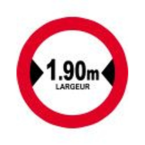 Largeur De Passage 1.90m - 15cm - Sticker/Autocollant