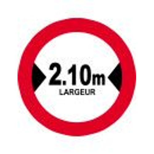 Largeur De Passage 2.10m - 5cm - Sticker/Autocollant
