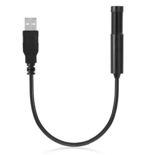 Yanmai SF-558 Mini microphone d'enregistrement à condensateur USB professionnel, longueur du câble : 15 cm (couleur : noir)